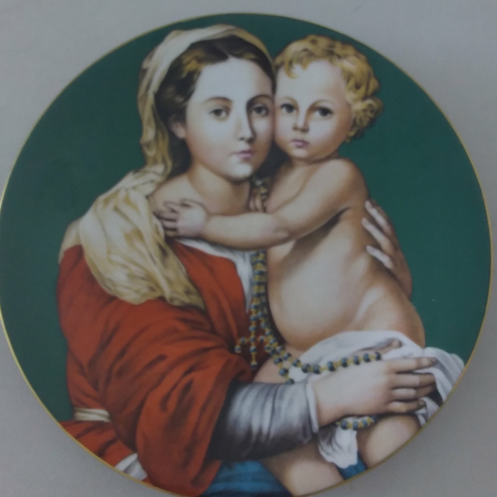 Madonna and Child Murillo/Limoges Plate